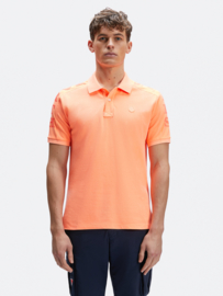 North Sails - POLO S/S GRAPHIC- Orange Fluo - SS21