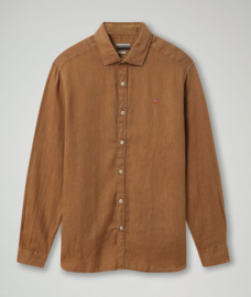 Napapijri Gervas LS Shirt - Kangeroo Brown