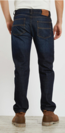 Weird Fish Barrow Organic Classic Denim Jeans Long - Dark Denim