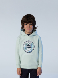 North Sails Hooded Sweatshirt with Graphic - Winter Sea