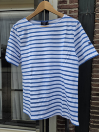 Saint James Levant Modern gestreept matrozenshirt - Neige/Mer