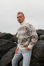 Norwool IJslandse trui met col unisex