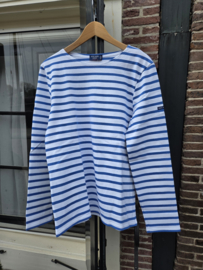 Saint James Meridien Moderne Coud Shirt - Neige/Mer/Acidule