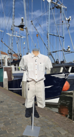 x Paul & Shark Striped Linen Bermuda Shorts