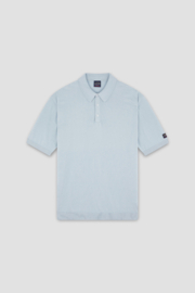 Paul & Shark Riviera Garment Dyed Cotton Polo - Blue Bonnet