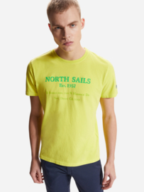 North Sails - T-SHIRT S/S W/GRAPHIC - Sulphur Spring Yellow - SS21