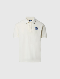North Sails Polo shirt with pigment-dyed finish - Marshmallow