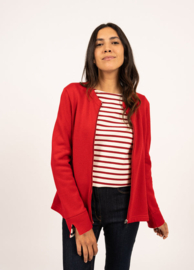 Saint James La Rochelle zipped jacket - Rouge