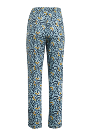Weird Fish Tinto Eco Viscose Printed Trousers - Faded Jade
