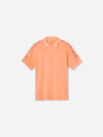 North Sails - POLO S/S GRAPHIC- Orange Fluo - SS21