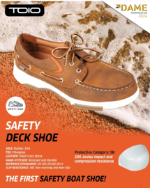 Toio Safety Deck Pro Shoe Class S - Brown
