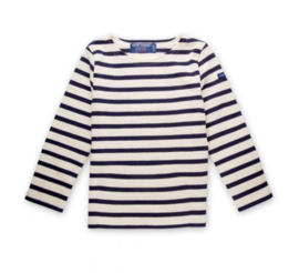 Saint James Meridien Moderne E - ecru/navy  Breton stripe shirt