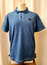 Paul & Shark Poloshirt Cotton  - faded denim blue SS23