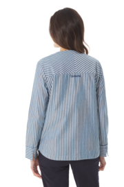 Mousqueton Alina blouse - abysse/blanc
