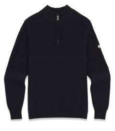 Mousqueton POMPER 1/4 zip Sweater - Marine