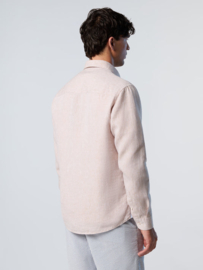 North Sails Shirt LS Regular Spread Collar - Beige