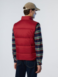North Sails Shot Reversible Vest Bodywarmer - Red Dahlia