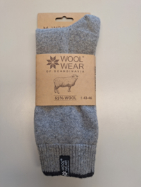 Woolwear wollen sokken 65% - Light Grey