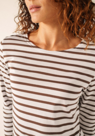 Saint James MINQUIDAME Shirt - Neige/Expresso