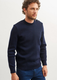 Saint James Cancale  Wool Sweater - Navy