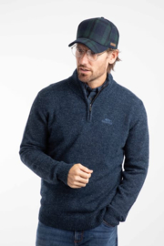 Weird Fish Falkirk Flannel Check Cap - Cedar Green