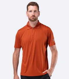 Zhik Mens UVActive™ Short Sleeve Polo - Red Earth