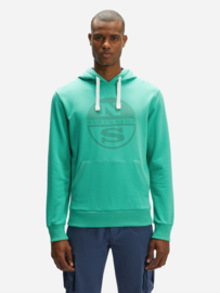 North Sails - HOODED SWEATER W/GRAPHIC - Blarney Green - SS21