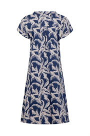 Weird Fish Suffolks Organic Cotton Printed Jersey Dress - Ink