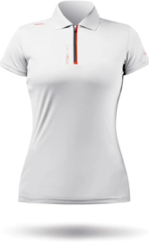 Zhik UVActive Zip Sports S/S Womens Polo - White