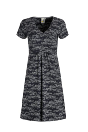 Weird Fish Simmee Organic Wrap Dress - Nightshade