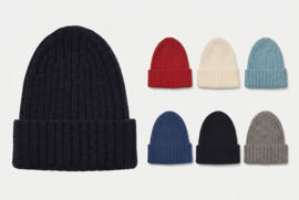 Emerald Tallin Beanie 100% wool - Navy