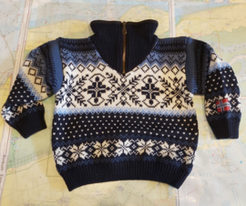 Arctic Circle Noorse Sweater Kids - 100% wol - Navy