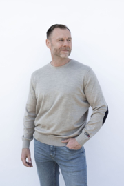 Woolwear 100% Merino Trui ronde hals - Antilope