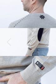 Woolwear 100% Merino Trui ronde hals - Antilope