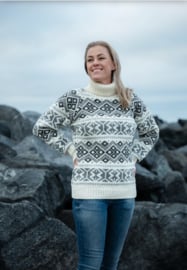 Norwool IJslandse trui met col dames