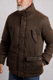 Weird Fish THUNDERCHIEF Wadded Field Jacket - Bark