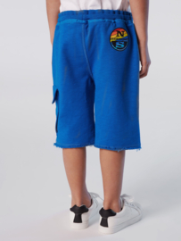 North Sails Shorts Sweatpants with Graphic - Royal Blue