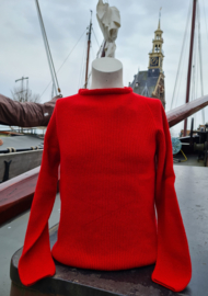 Emerald JURMO wool sweater round neck - rood