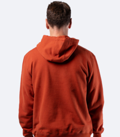 Zhik Mens Carbon Hoodie - Red Earth
