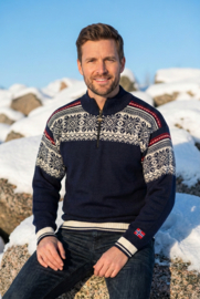 Arctic Circle Tor Noorse Sweater - 100% merino wol - Navy