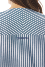 Mousqueton Alina blouse - abysse/blanc