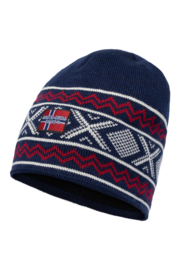 Arctic Circle Magne hat muts 100 % Merino Wool - Navy