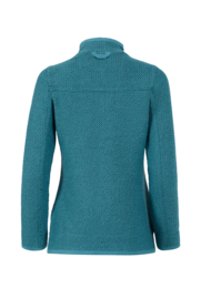 Weird fish Sontee Full Zip Classic Macaroni - Teal Blue