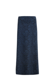 Weird Fish Elder Maxi Skirt - Navy