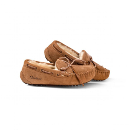 Fellhof Moccassin DAKOTA lamsleer - naturel bruin