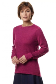 Apu Kuntur Alpaka BASIC Pullover - Himbeere