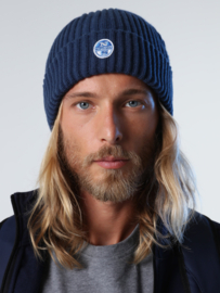 North Sails Cotton Blend Beanie - Dark Denim AW22