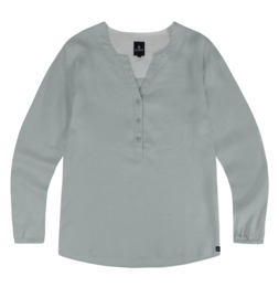 Mousqueton NORIA linnen blouse - Aqua (W)