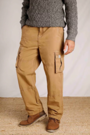 Weird Fish Turner Cargo Trousers - Antique Tan