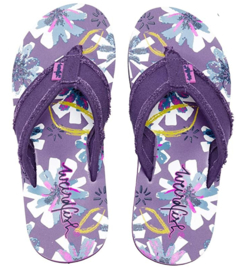 Weird Fish - Printed Flip Flop - Salcombe - Lilac Hint